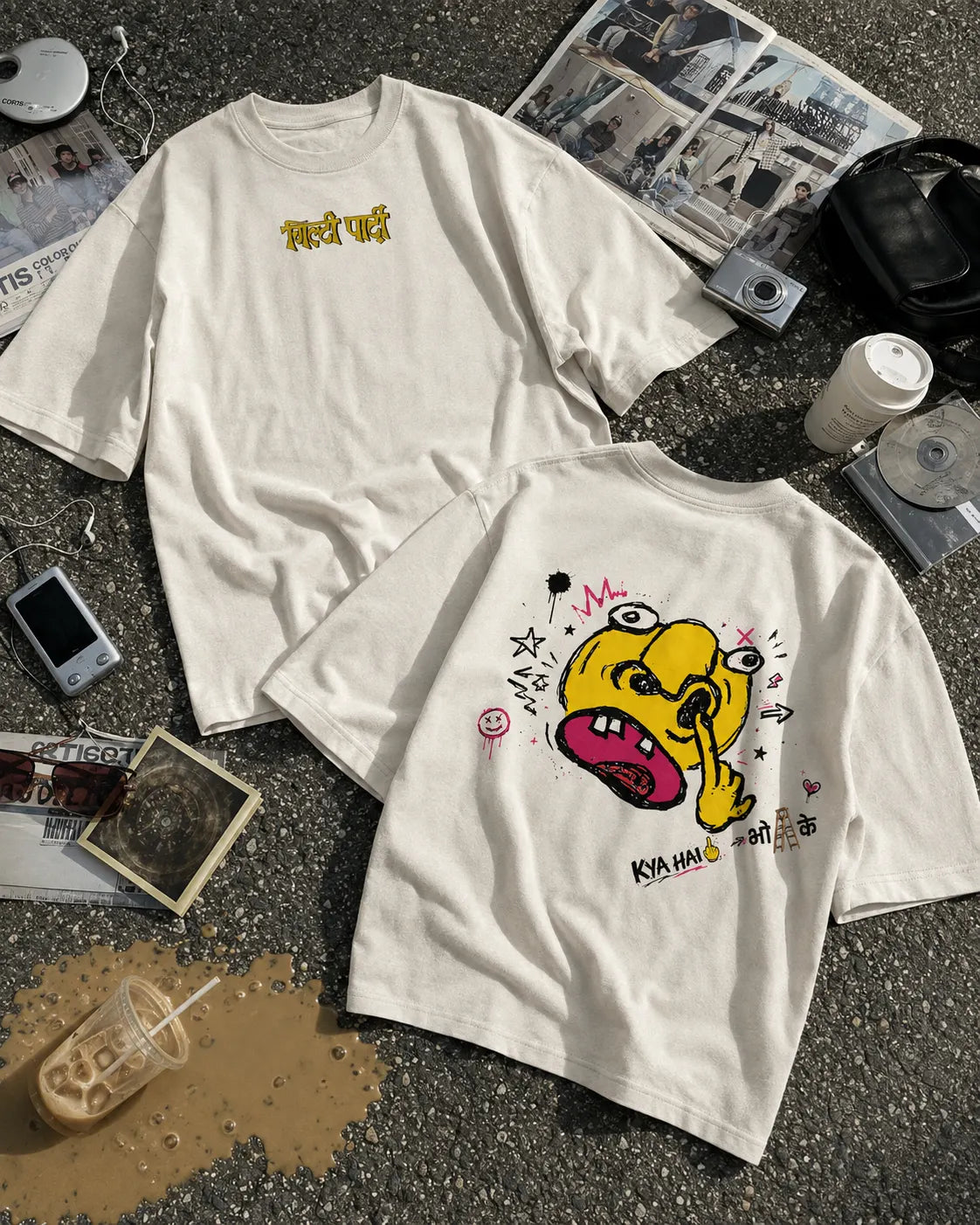 DND Off-White Oversized T-Shirt