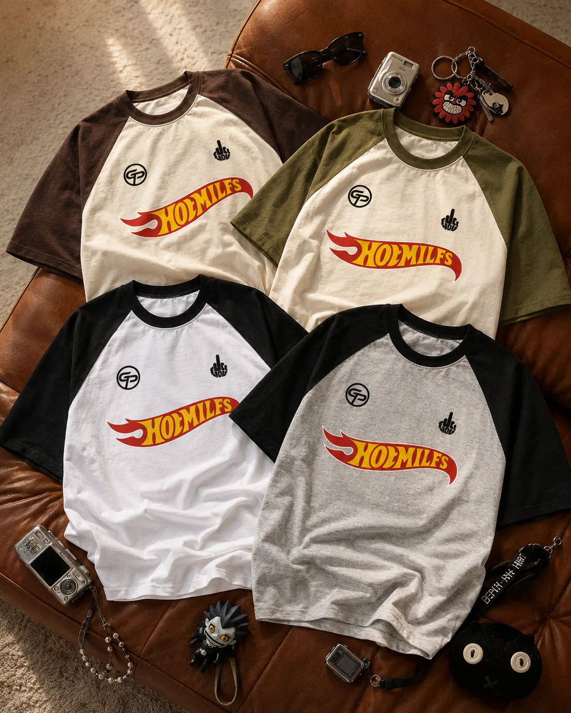 Hotmilfs Oversized Raglan
