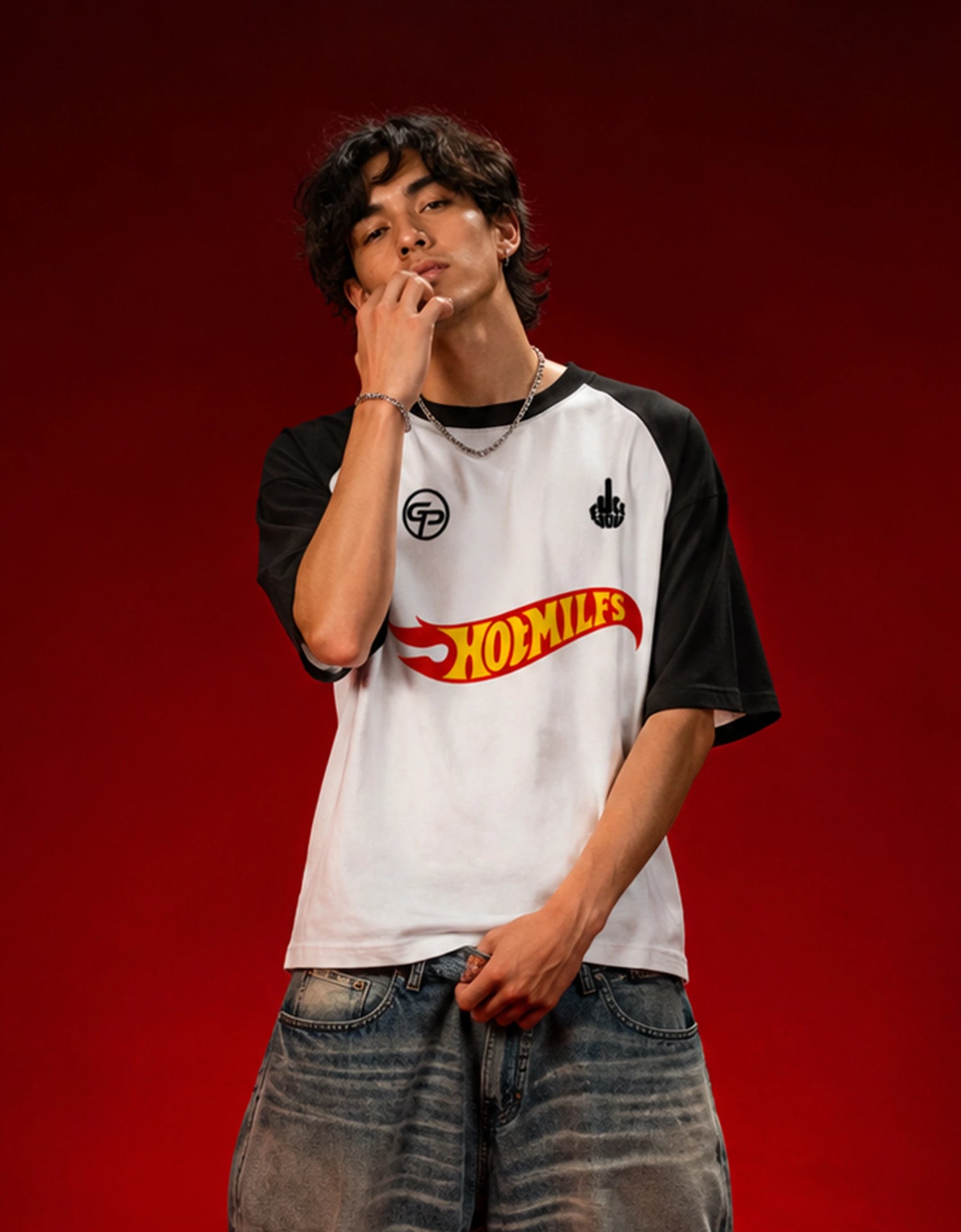 Hotmilfs Oversized Raglan