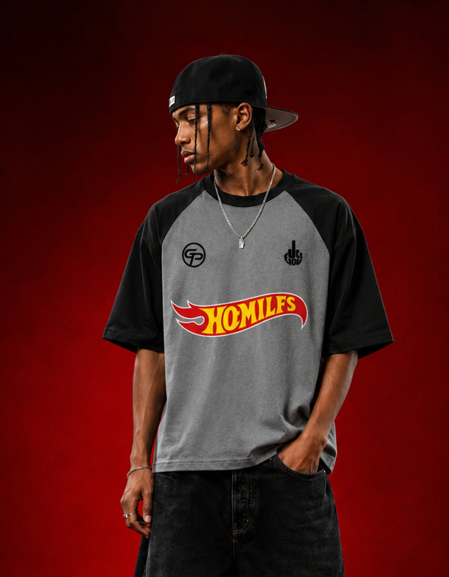 Hotmilfs Oversized Raglan
