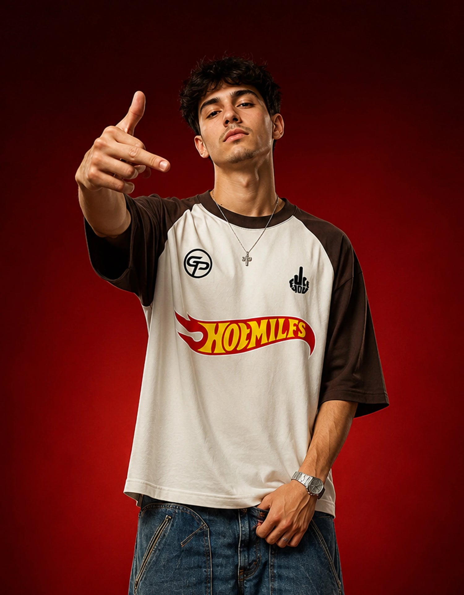 Hotmilfs Oversized Raglan