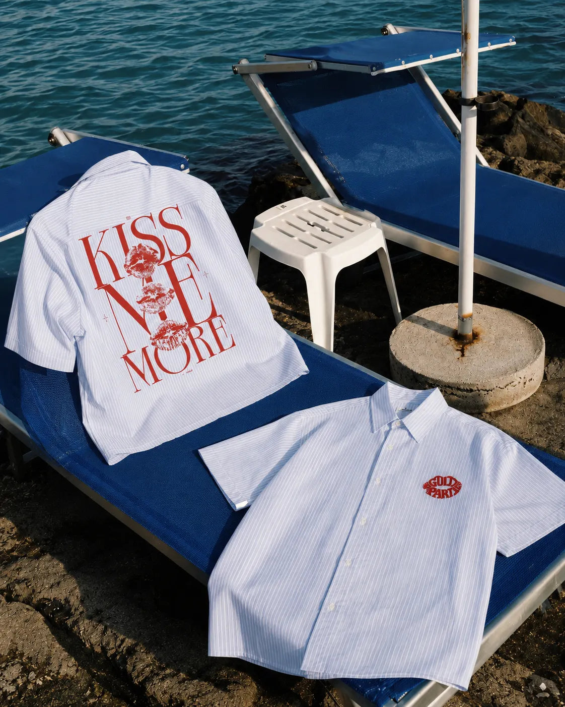 Kiss Me More Half Sleeve Boxy Shirt