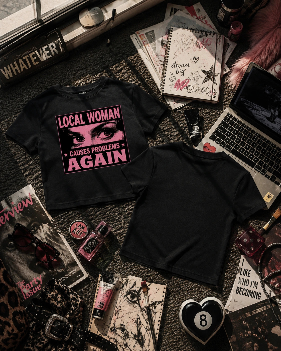 Local Problem Black Baby Tee