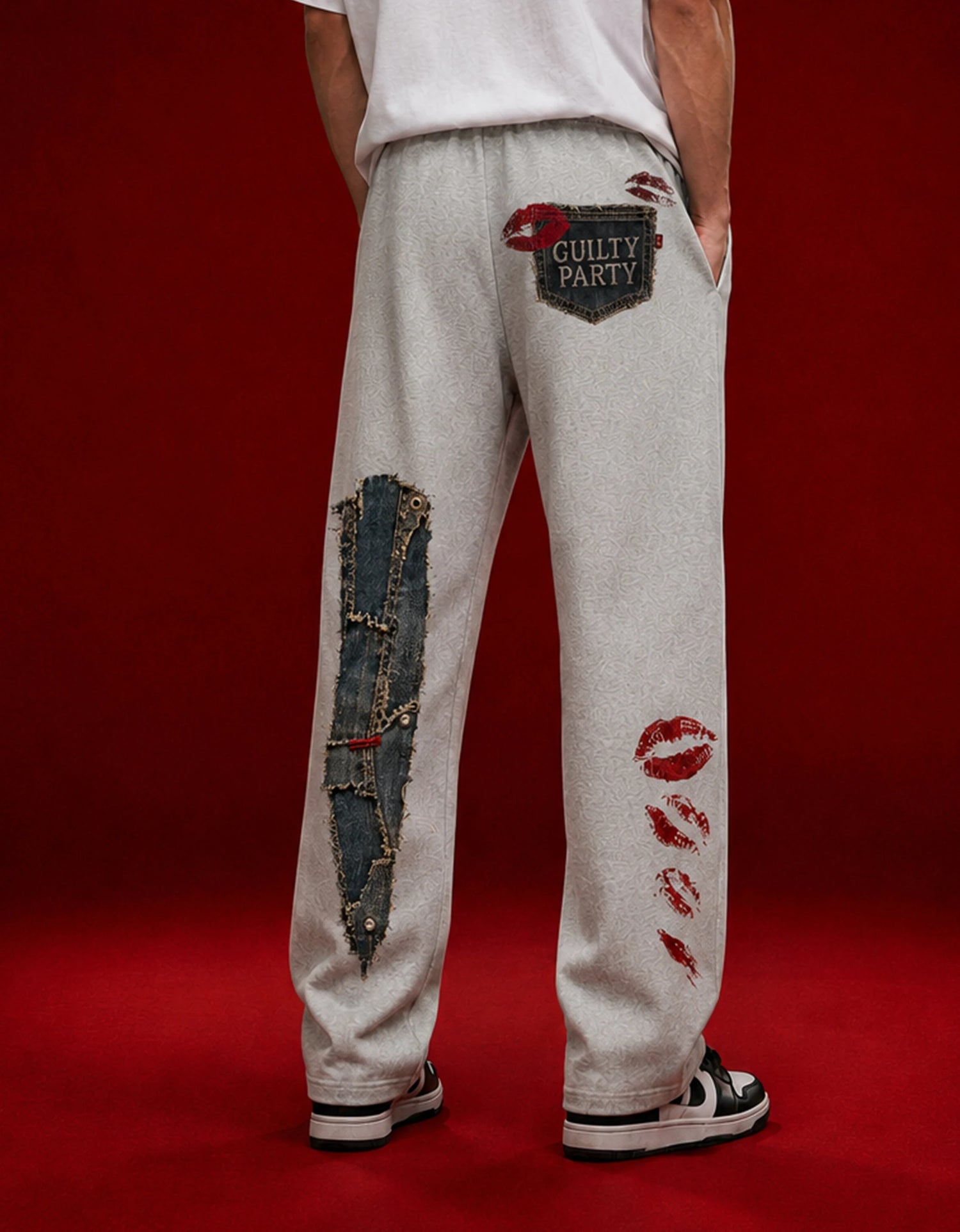 Love Stains Grey Joggers