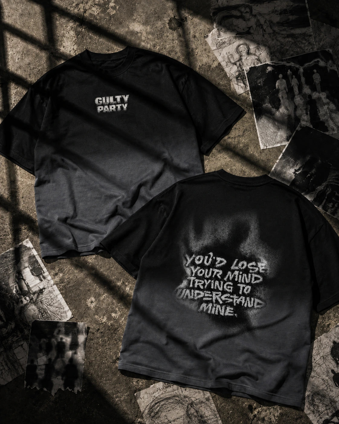 Mental Trespass Sunfade Boxy Fit Tee