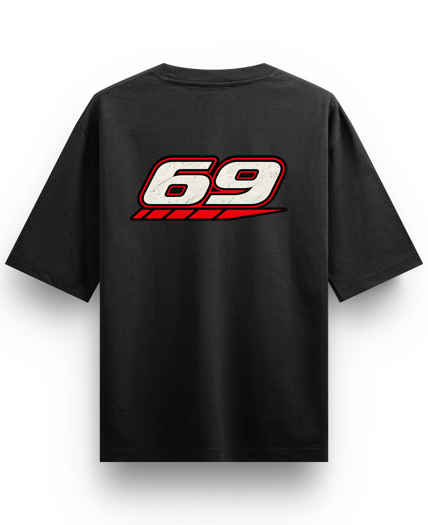 Lap 69 Black Oversized T-Shirt