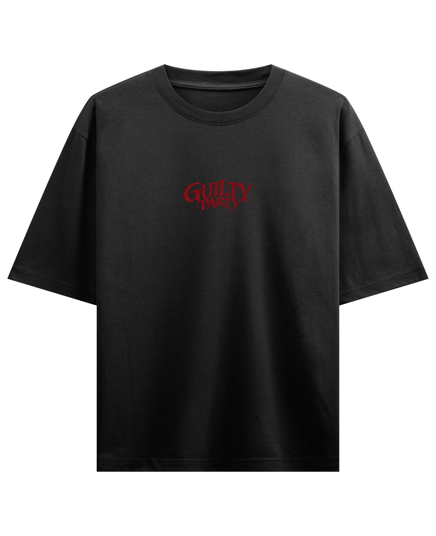 Trial By Sin Black Oversized T-Shirt