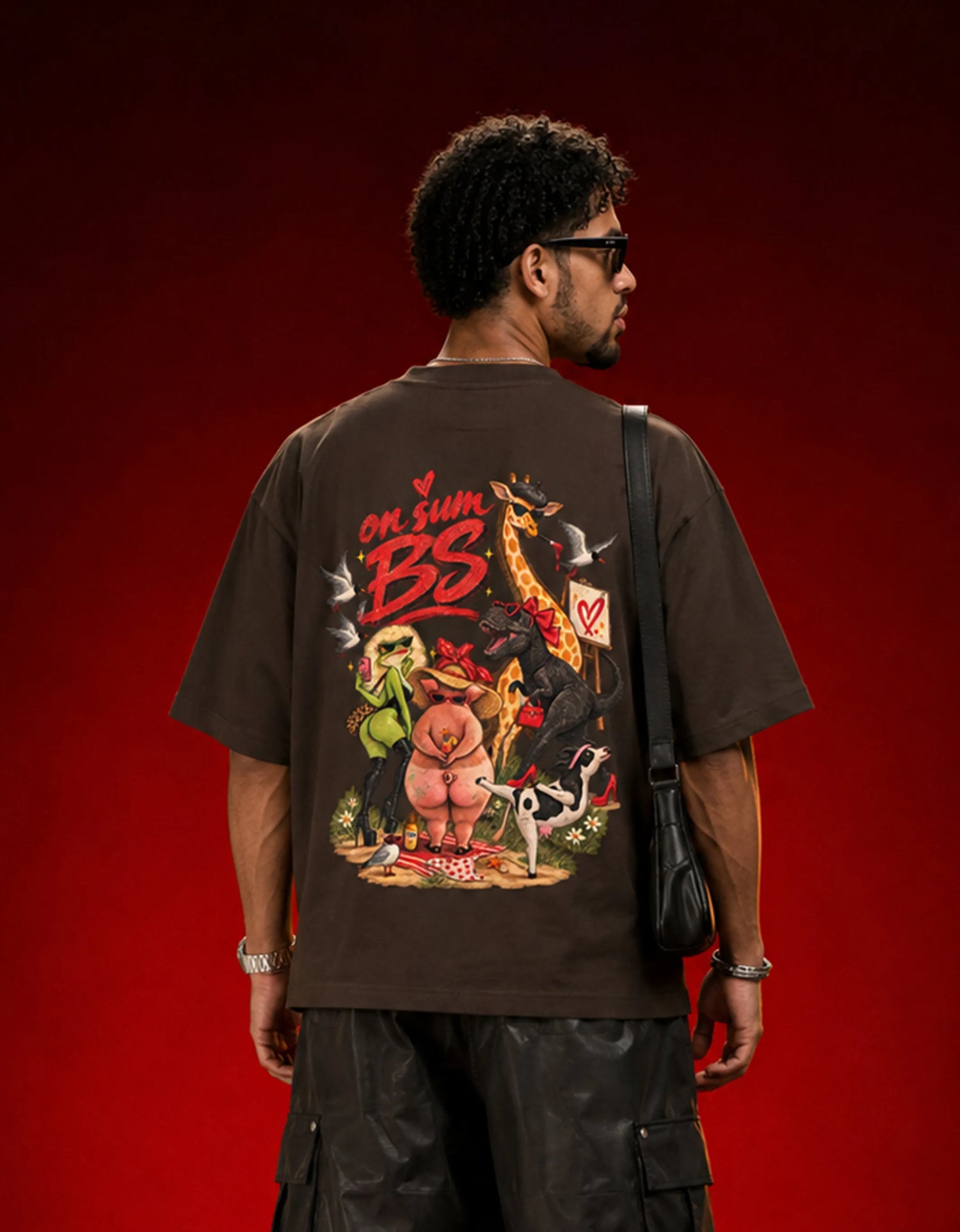 On Sum BS Coffee Oversized T-Shirt