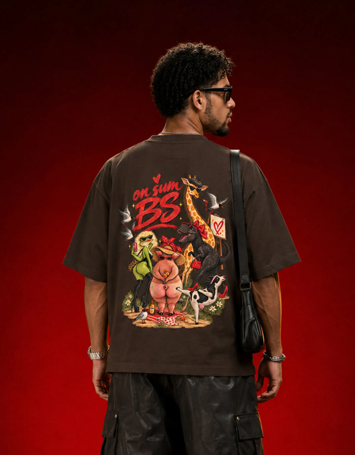 On Sum BS Coffee Oversized T-Shirt