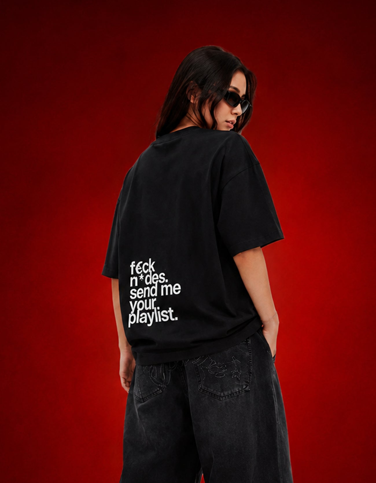 Playlist Please Oversized Tee