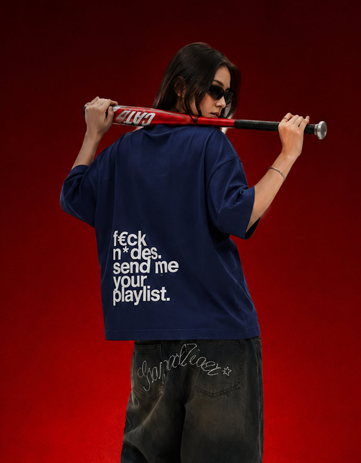 Playlist Please Oversized Tee
