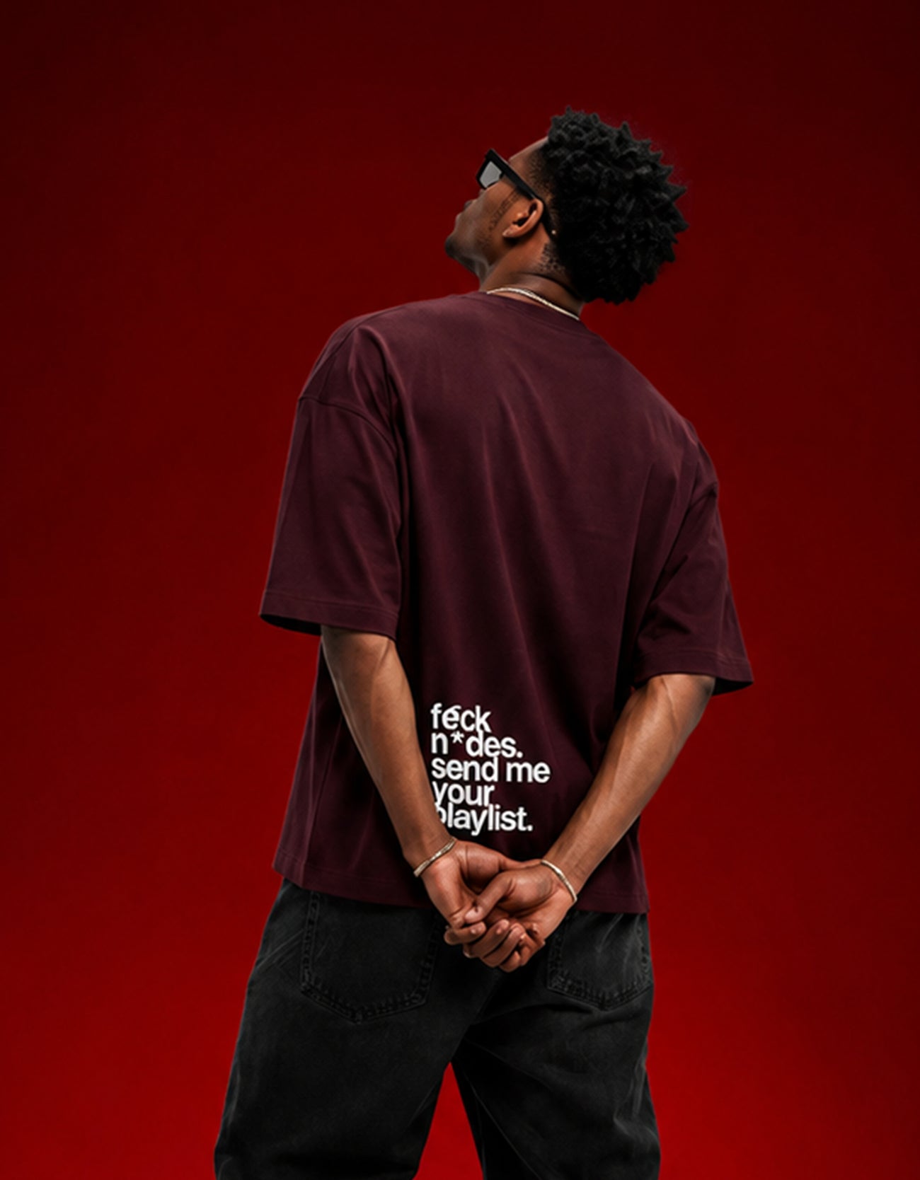 Playlist Please Oversized Tee