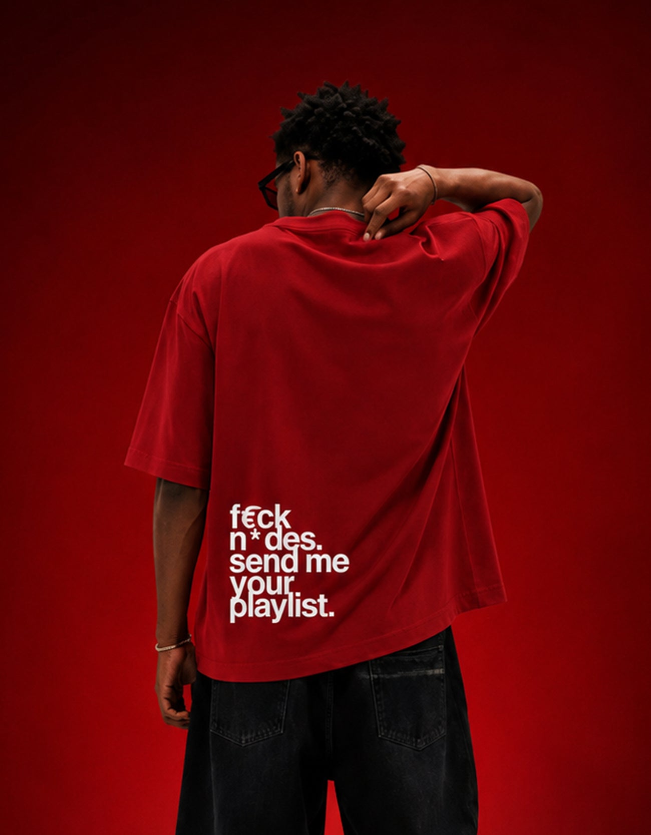 Playlist Please Oversized Tee