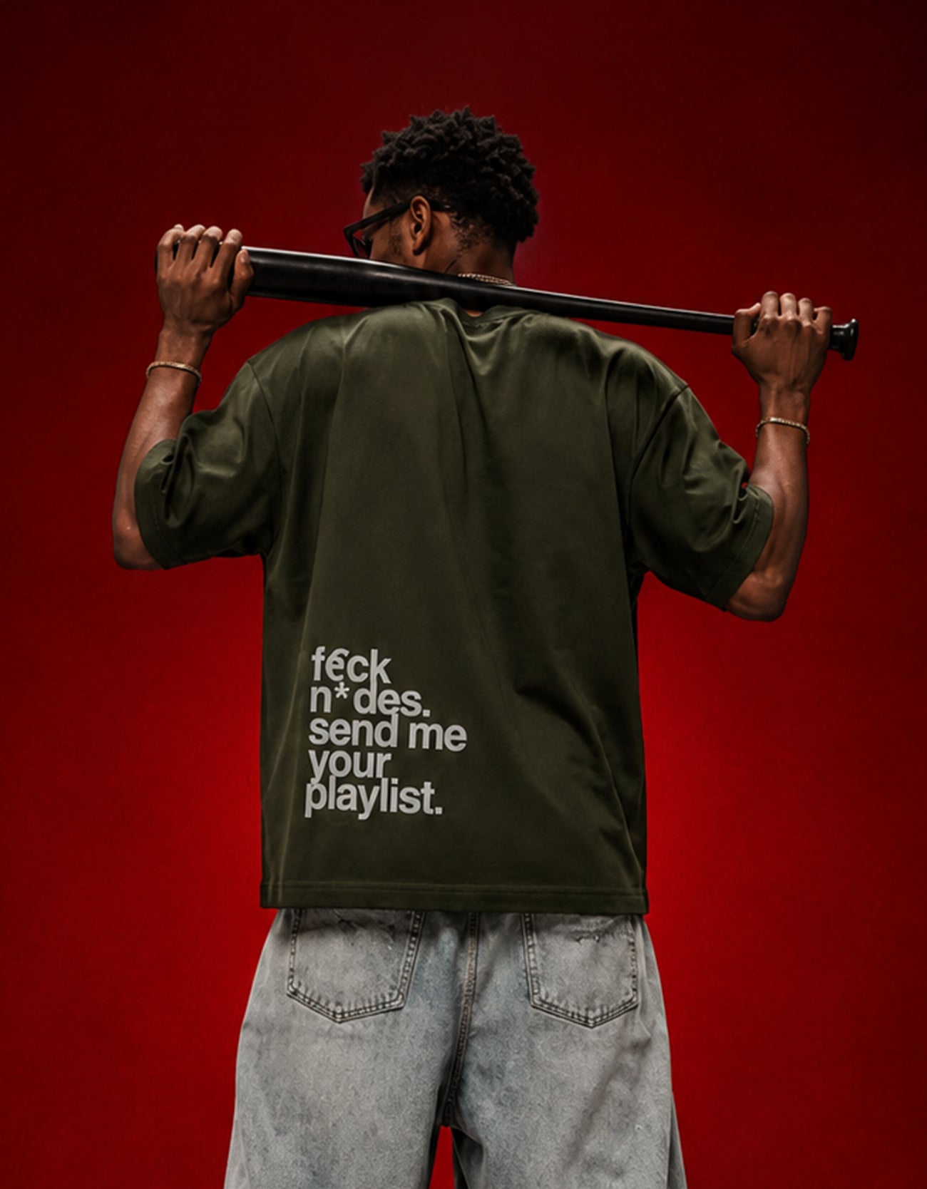 Playlist Please Oversized Tee