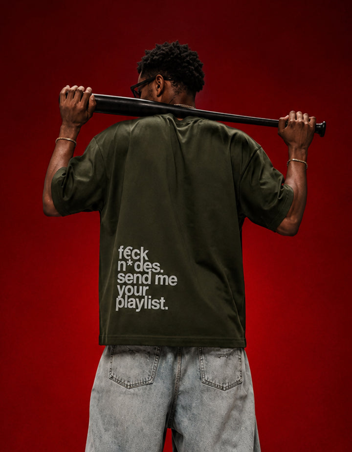 Playlist Please Oversized Tee