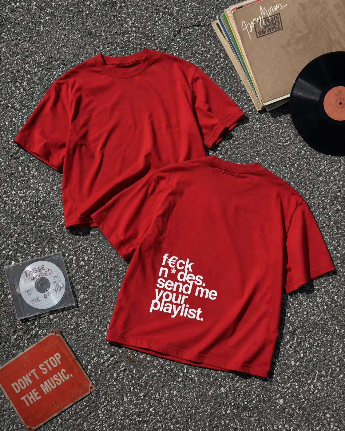 Playlist Please Oversized Tee