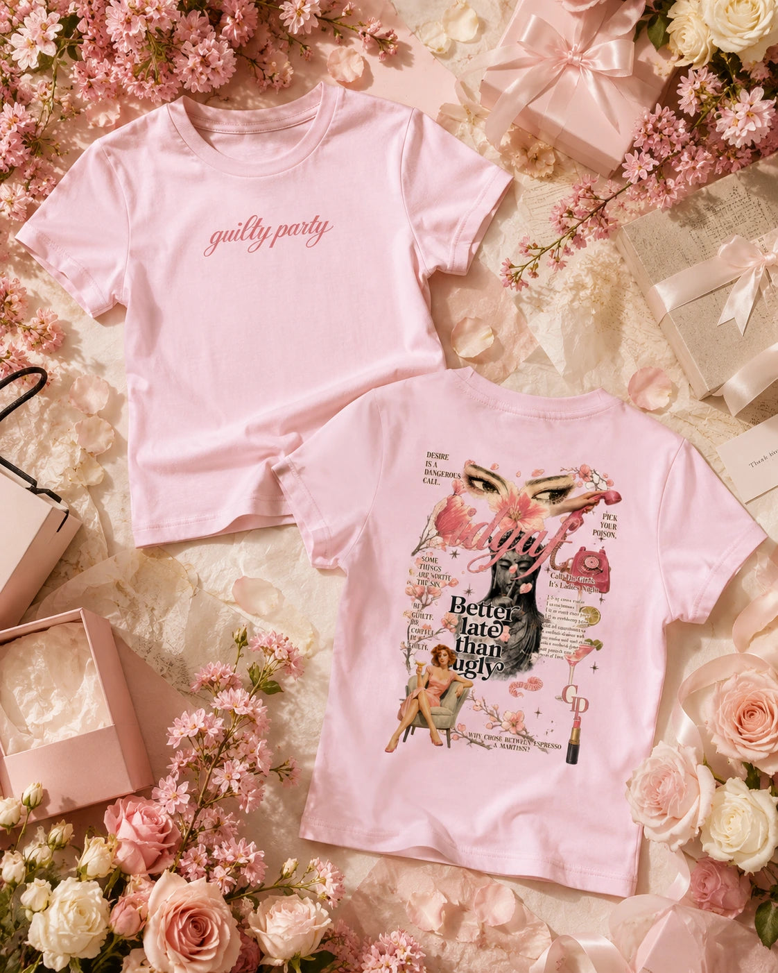 Pretty Excuse Baby Pink Baby Tee