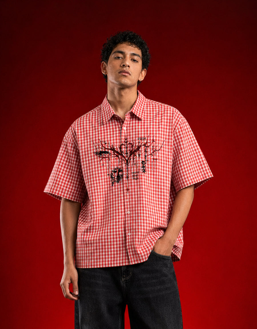 Red Chapel Oxford Boxy Shirt