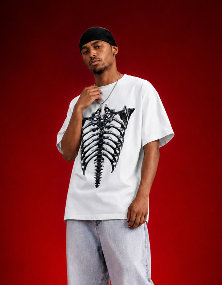 Ribcage Riot Oversized Tee