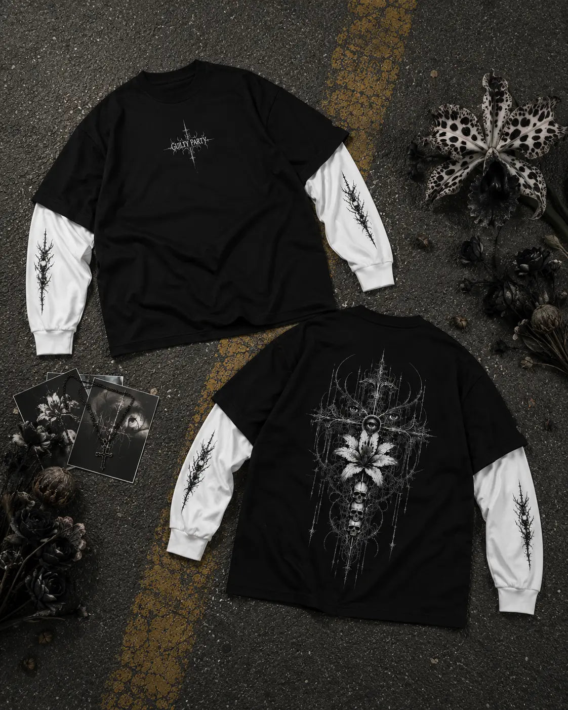 Thorn Ceremony Ovetsized Attached Sleeve