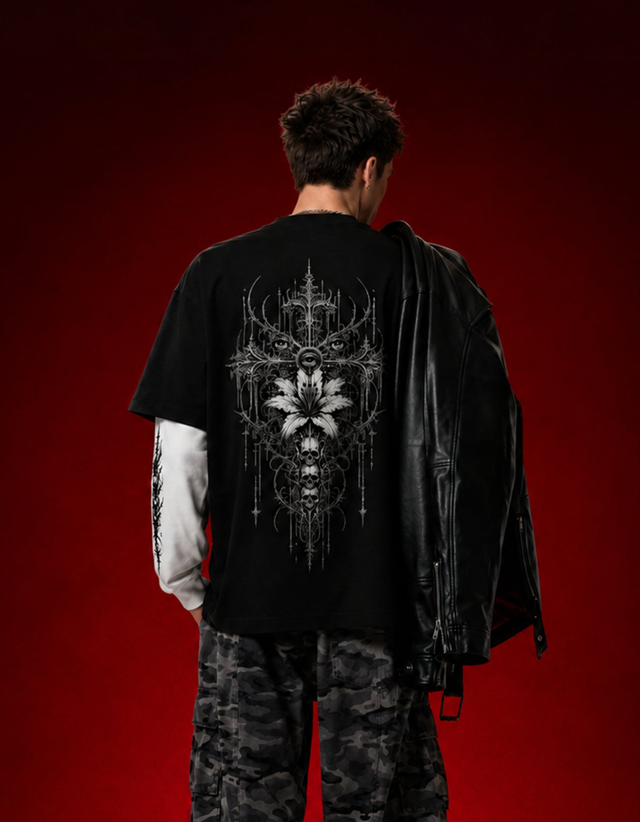Thorn Ceremony Ovetsized Attached Sleeve