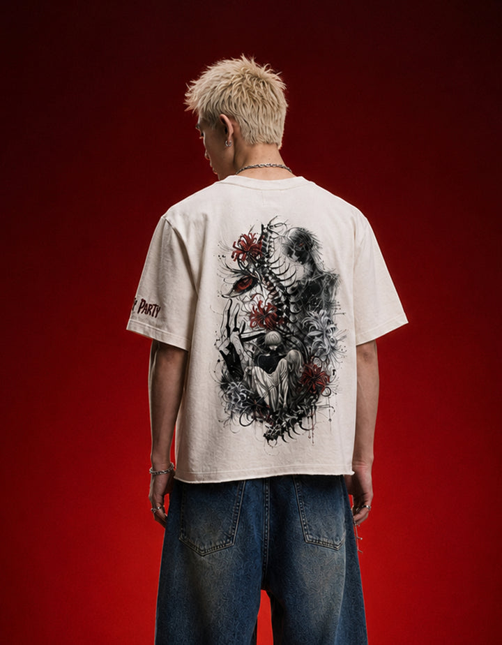 Half Human Boxy Fit T-shirt
