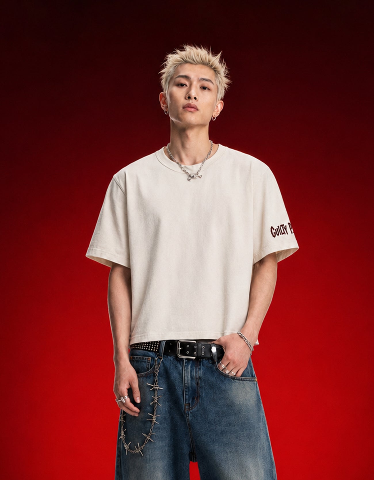 Half Human Boxy Fit T-shirt