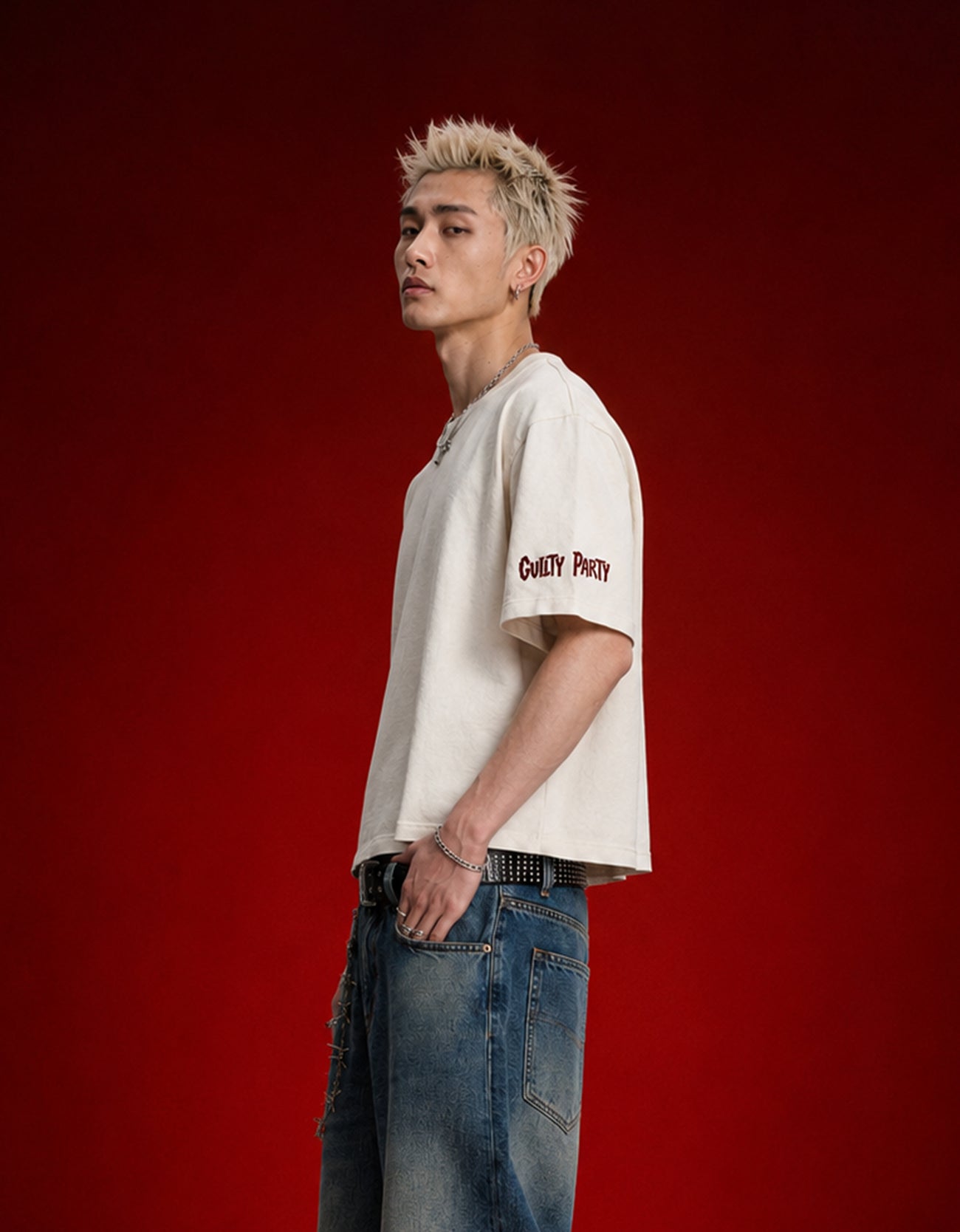 Half Human Boxy Fit T-shirt